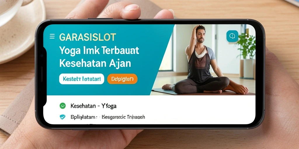 Tampilan antarmuka GARASISLOT dengan fitur Yoga yang interaktif.