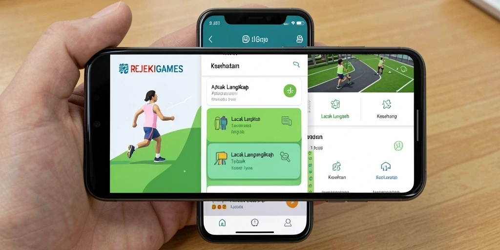 Antarmuka pengguna REJEKIGAMES yang menarik dan informatif.