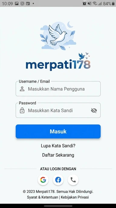 Masuk Akun Merpati178 Untuk Pengguna Android